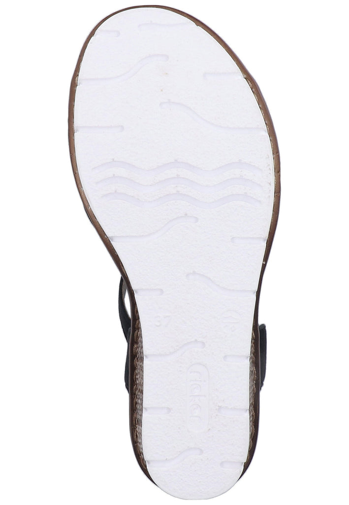 Rieker Sandalen Lederimitat Pazifik