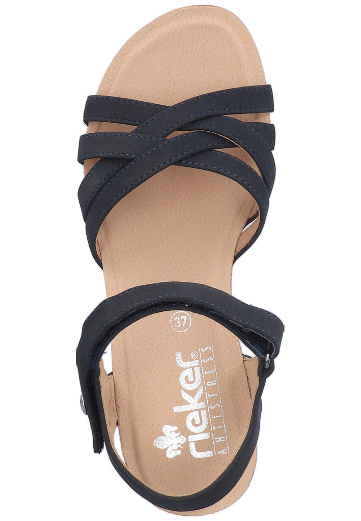 Rieker Sandalen Lederimitat Pazifik