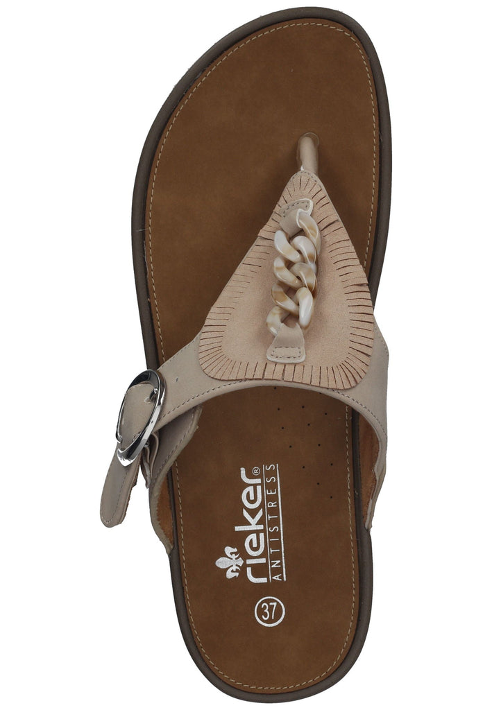 Rieker Sandalen Lederimitat Rose