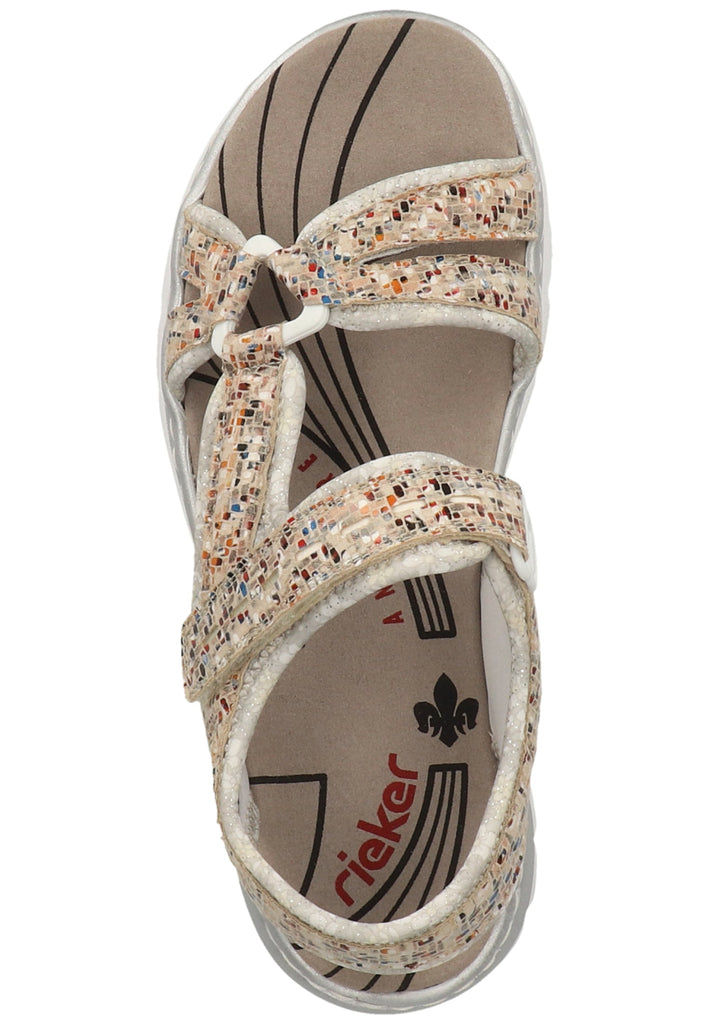 Rieker Sandalen Lederimitat/Textil Multi