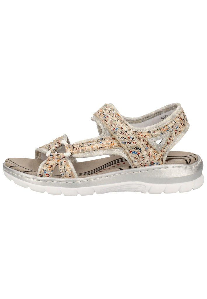 Rieker Sandalen Lederimitat/Textil Multi