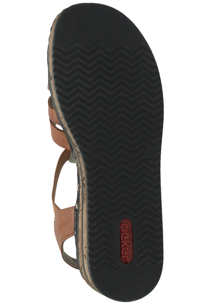 Rieker Sandalen Synthetik Dunkelbraun