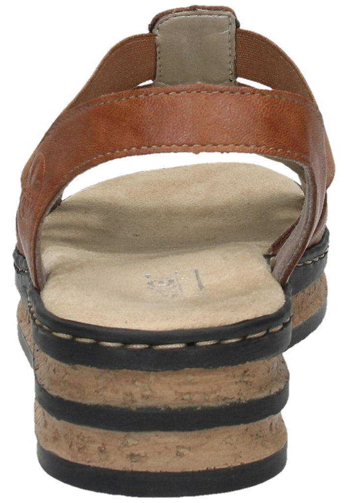 Rieker Sandalen Synthetik Dunkelbraun
