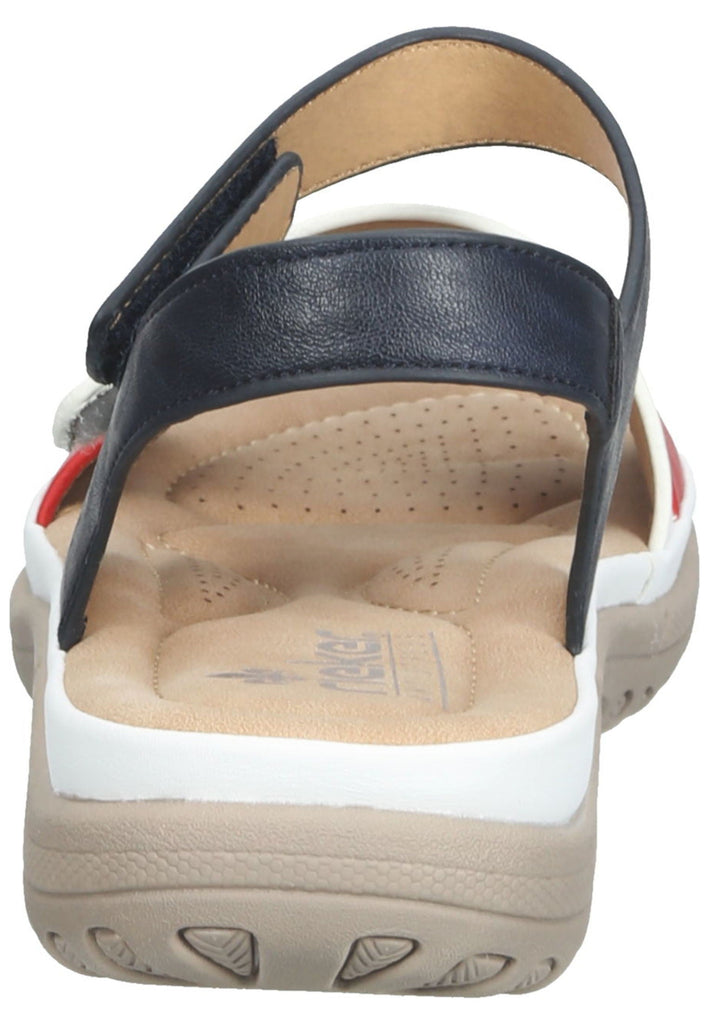 Rieker Sandalen Synthetik Rot/Weiß