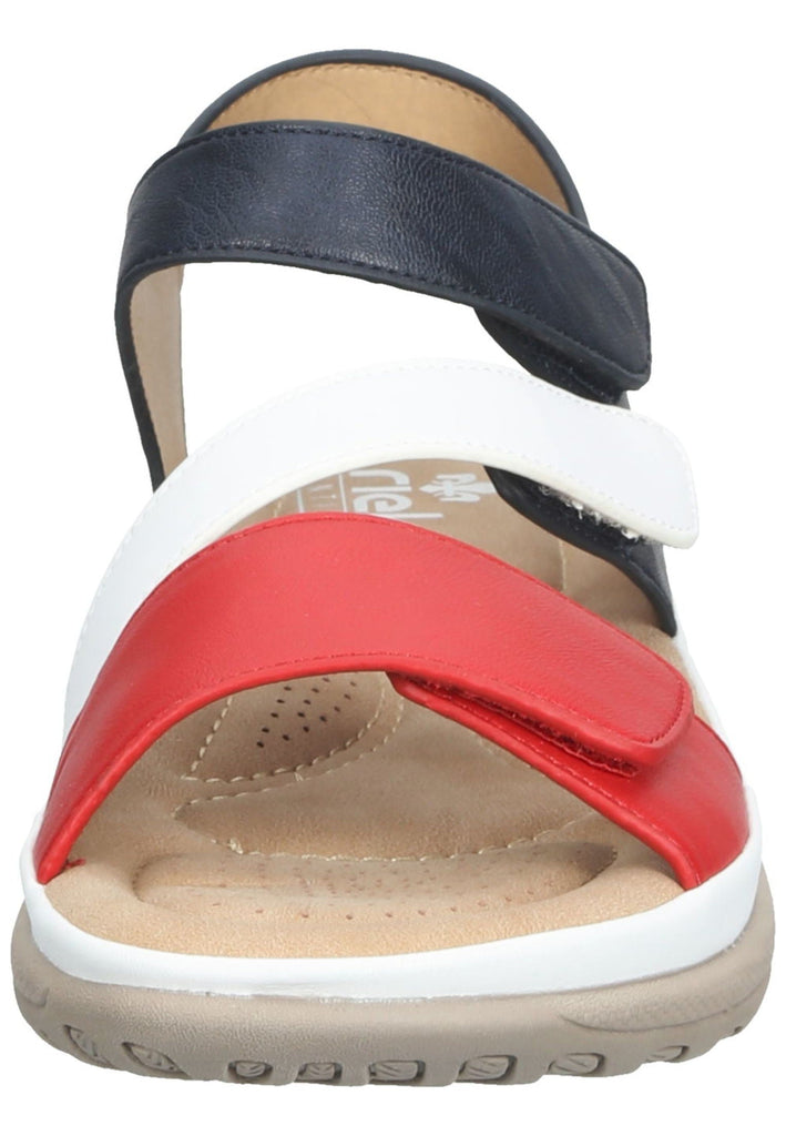 Rieker Sandalen Synthetik Rot/Weiß