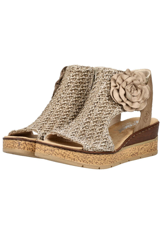 Rieker Sandalen Textil Beige