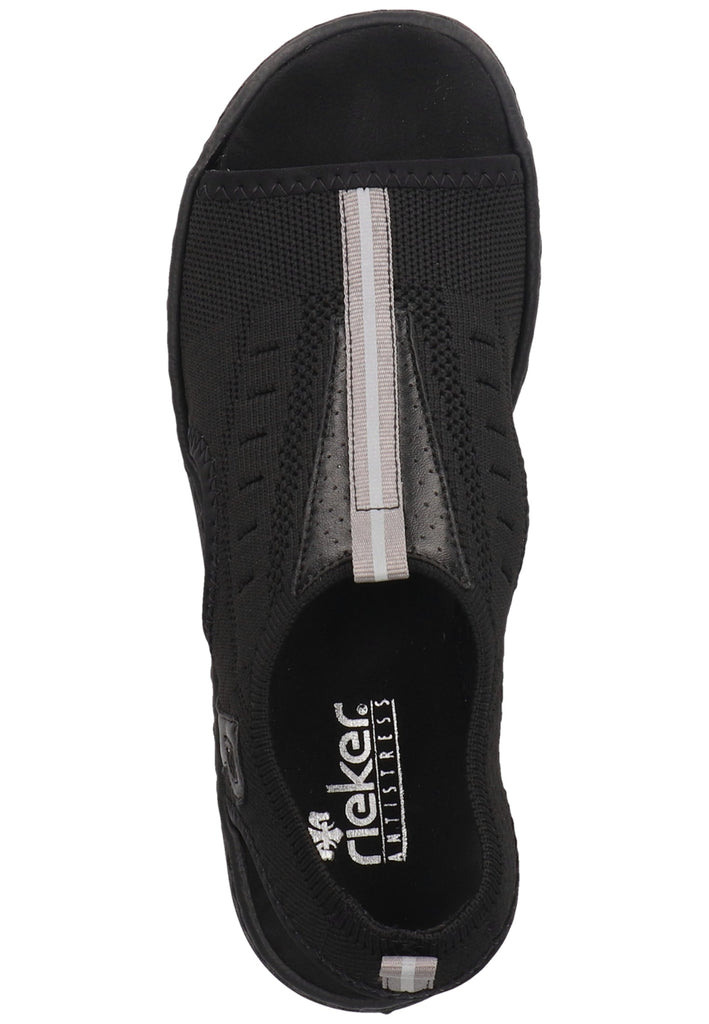 Rieker Sandalen Textil Schwarz