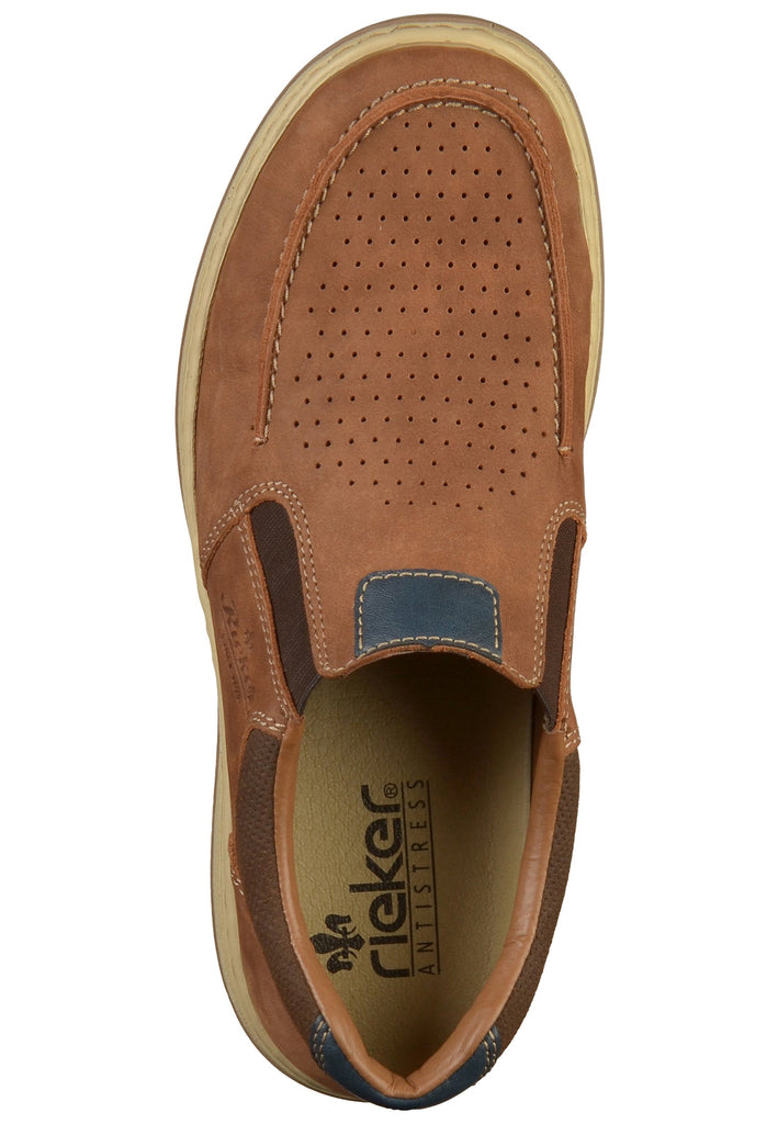 Rieker Slipper Leder Braun