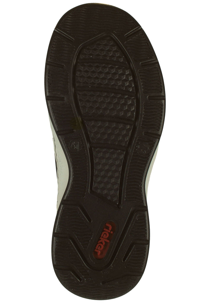 Rieker Slipper Lederimitat/Mesh Blau/Braun