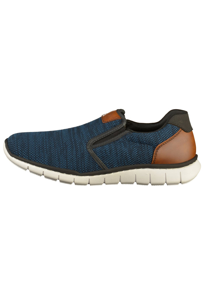 Rieker Slipper Textil Blau