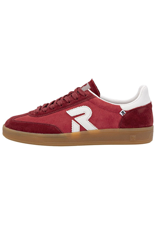 Rieker Sneaker Glattleder Rot