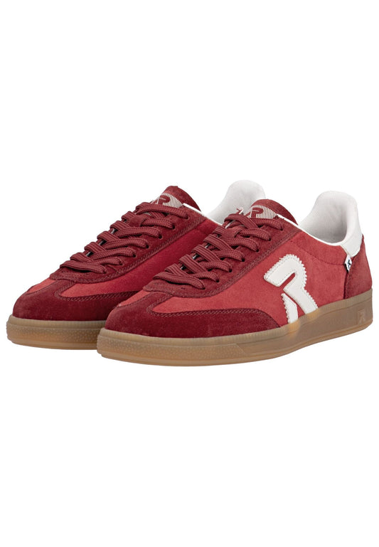 Rieker Sneaker Glattleder Rot
