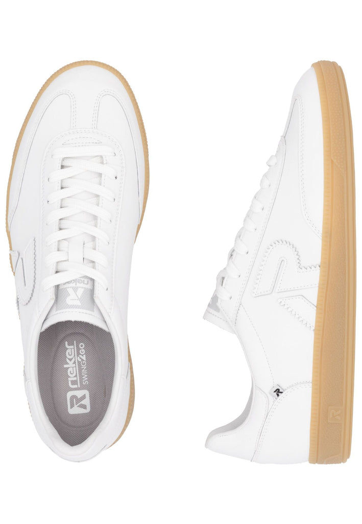 Rieker Sneaker Glattleder Weiß