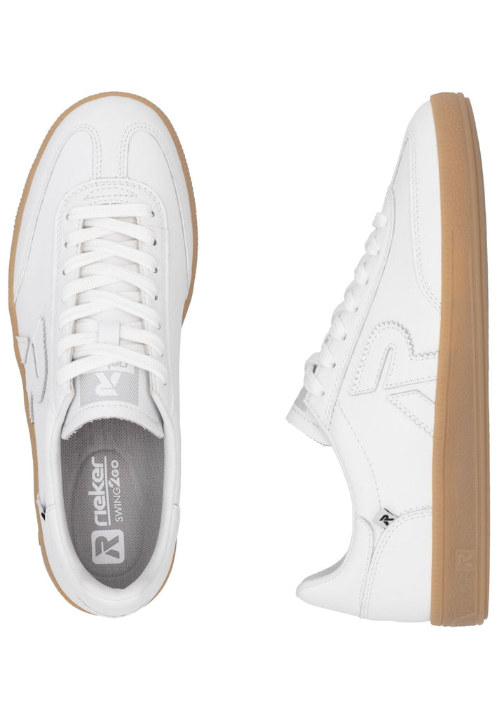 Rieker Sneaker Glattleder Weiß