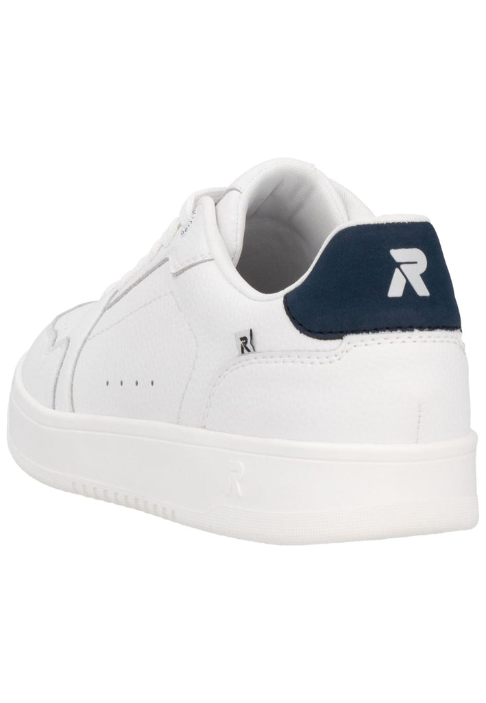 Rieker Sneaker Glattleder Weiß/Blau