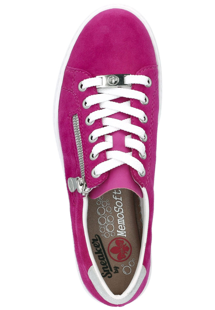 Rieker Sneaker Leder/Synthetik Fuchsia