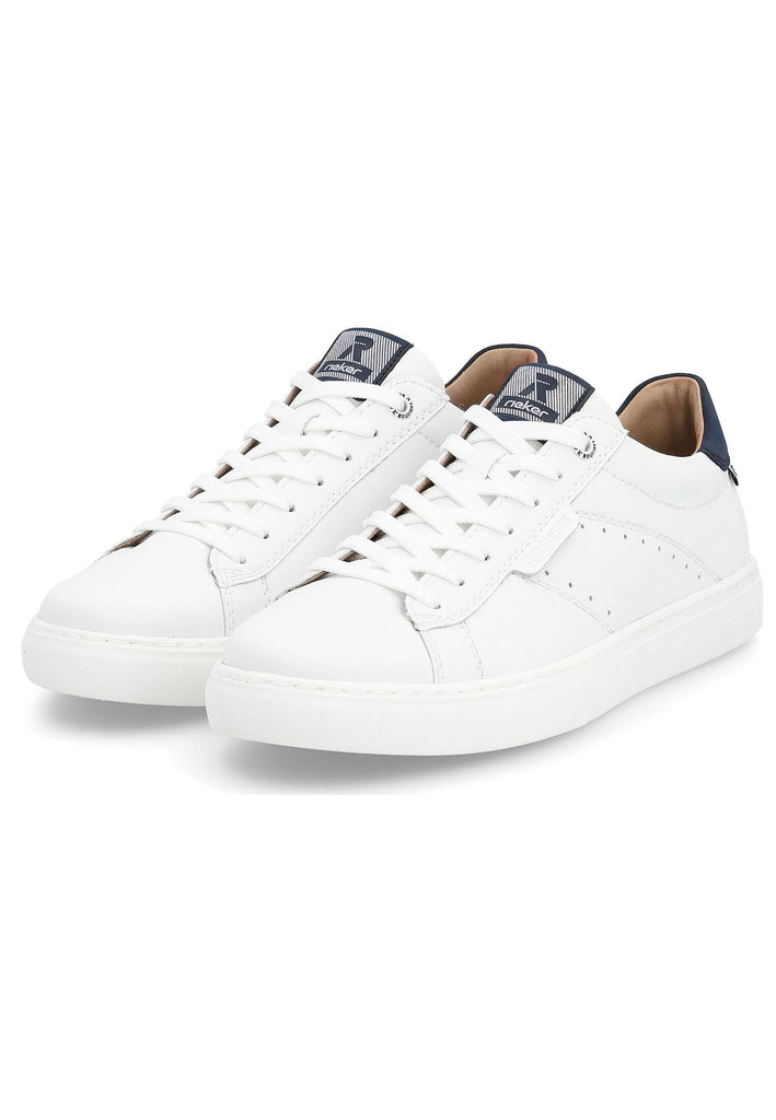 Rieker Sneaker Leder Weiß/Blau