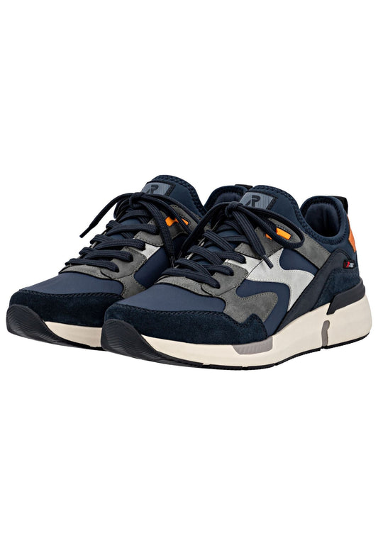 Rieker Sneaker Lederimitat Navy/Grau