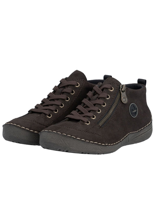 Rieker Sneaker Lederimitat Nougat