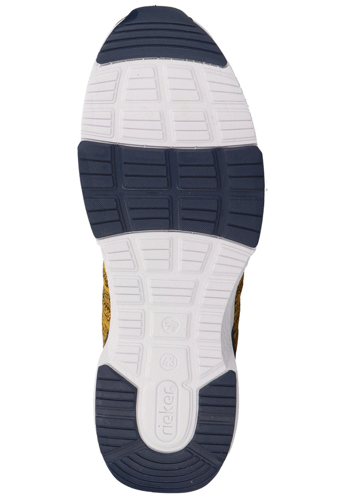 Rieker Sneaker Lederimitat/Textil Gelb