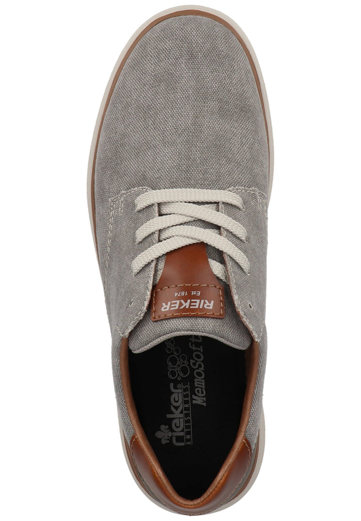 Rieker Sneaker Lederimitat/Textil Grau