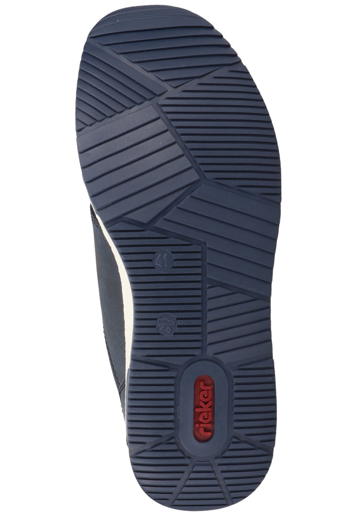 Rieker Sneaker Lederimitat/Textil Schwarz