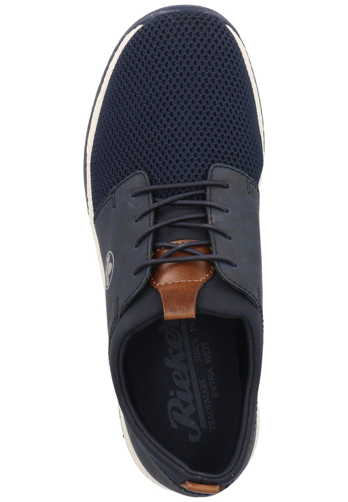 Rieker Sneaker Lederimitat/Textil Schwarz