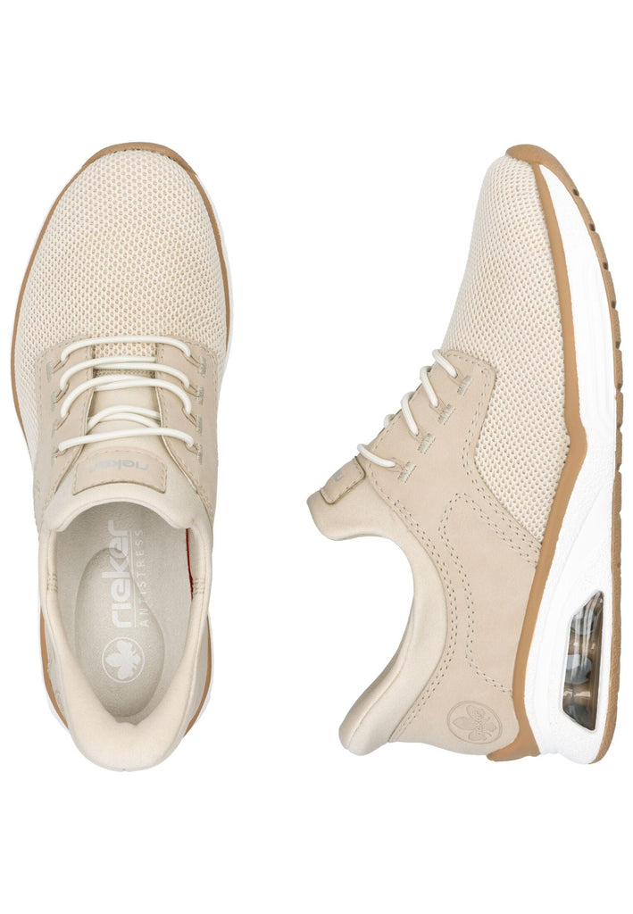 Rieker Sneaker Lederimitat/Textil Vanille