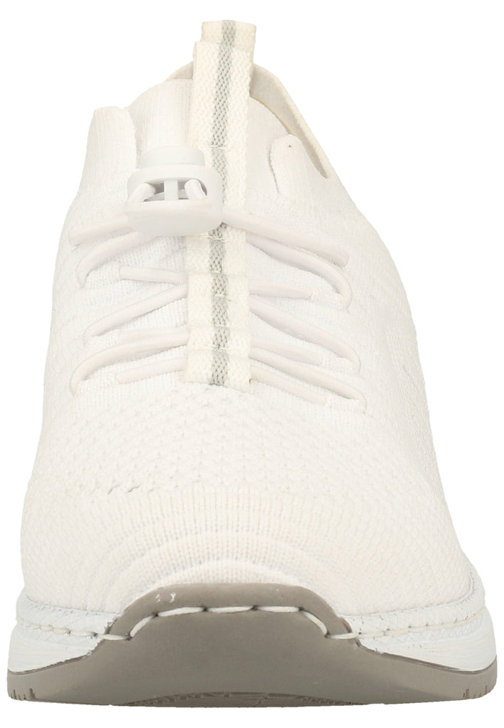 Rieker Sneaker Lederimitat/Textil Weiß
