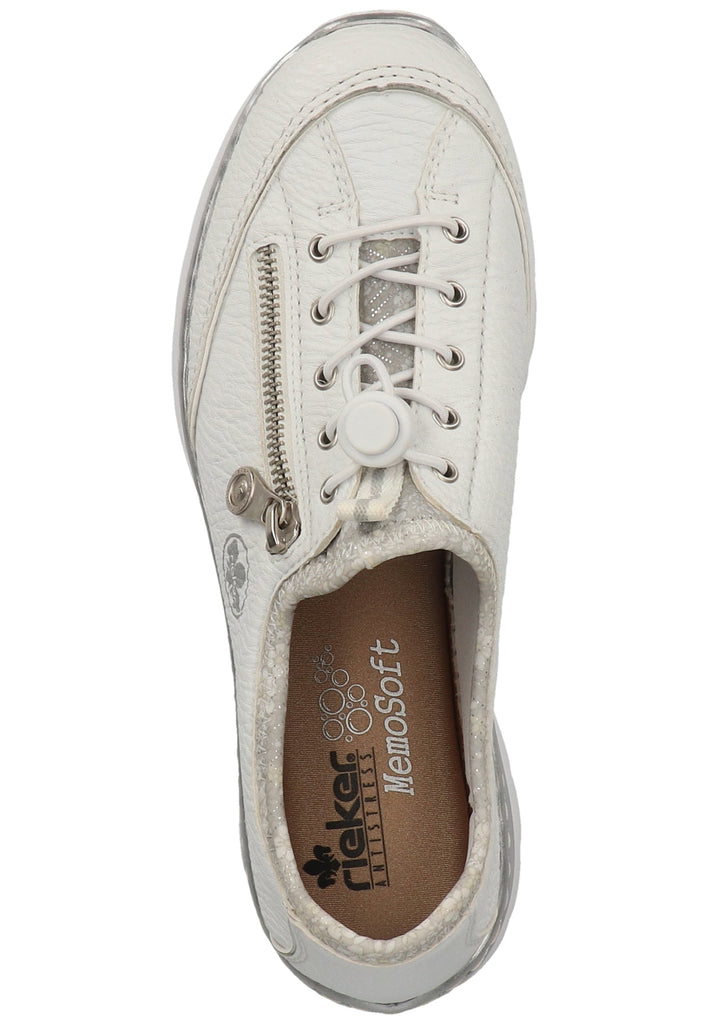 Rieker Sneaker Lederimitat Weiß