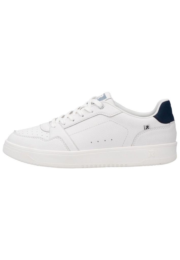 Sneaker Rieker Sneaker Glattleder Weiß/Blau
