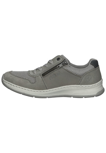 Sneaker Rieker Sneaker Lederimitat/Mesh Beige/Grau