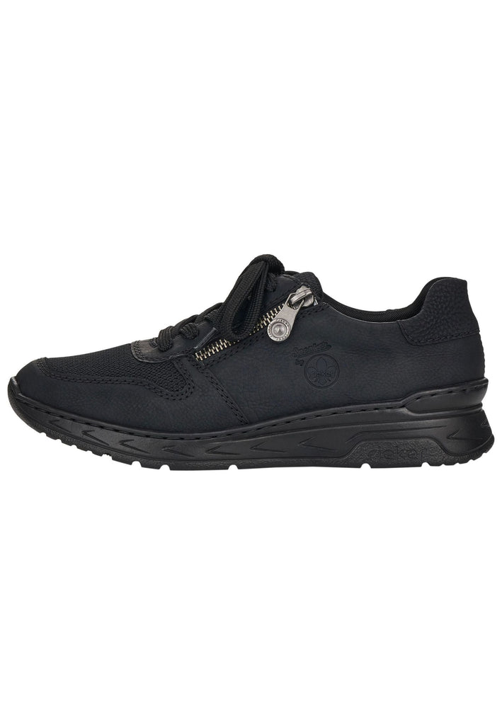 Sneaker Rieker Sneaker Lederimitat Schwarz