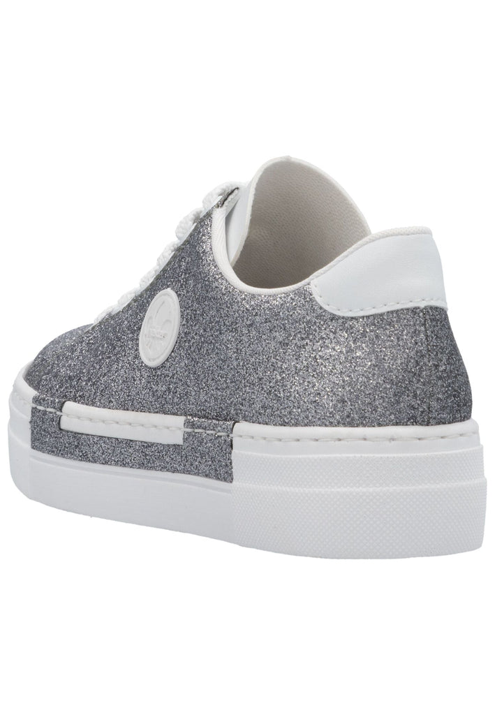 Rieker Sneaker Synthetik Silber/Weiß