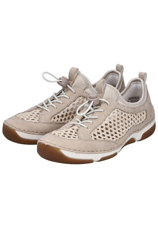 Rieker Sneaker Textil Creme