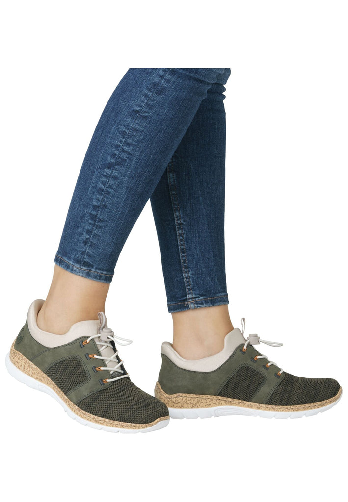 Rieker Sneaker Textil Moos