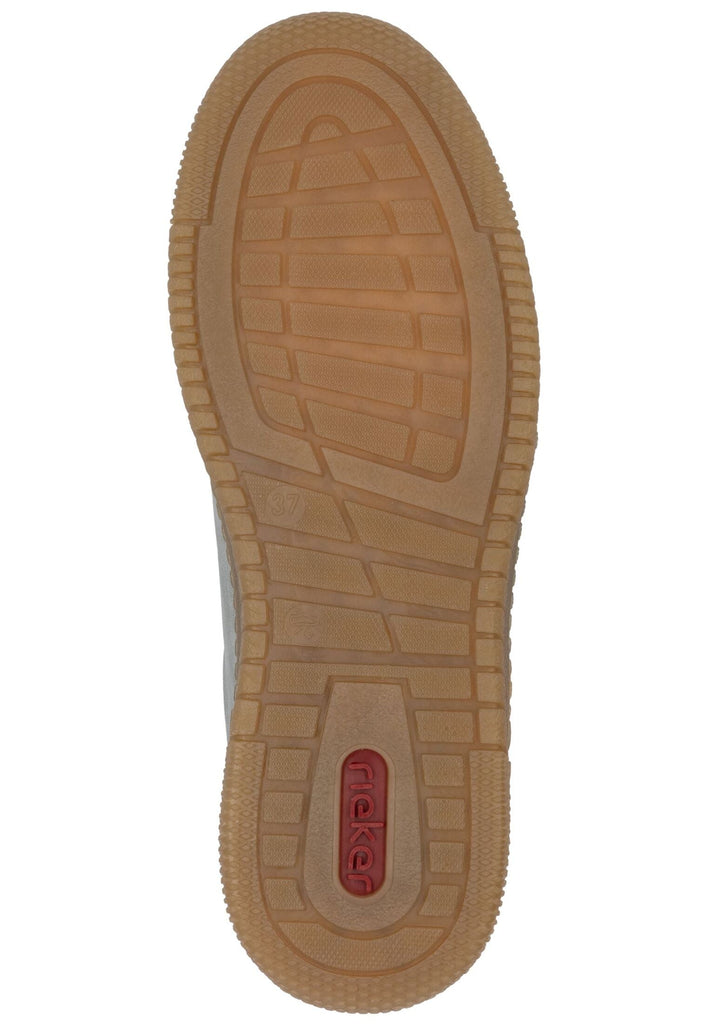 Rieker Sneaker Veloursleder/Textil Grau/Weiß