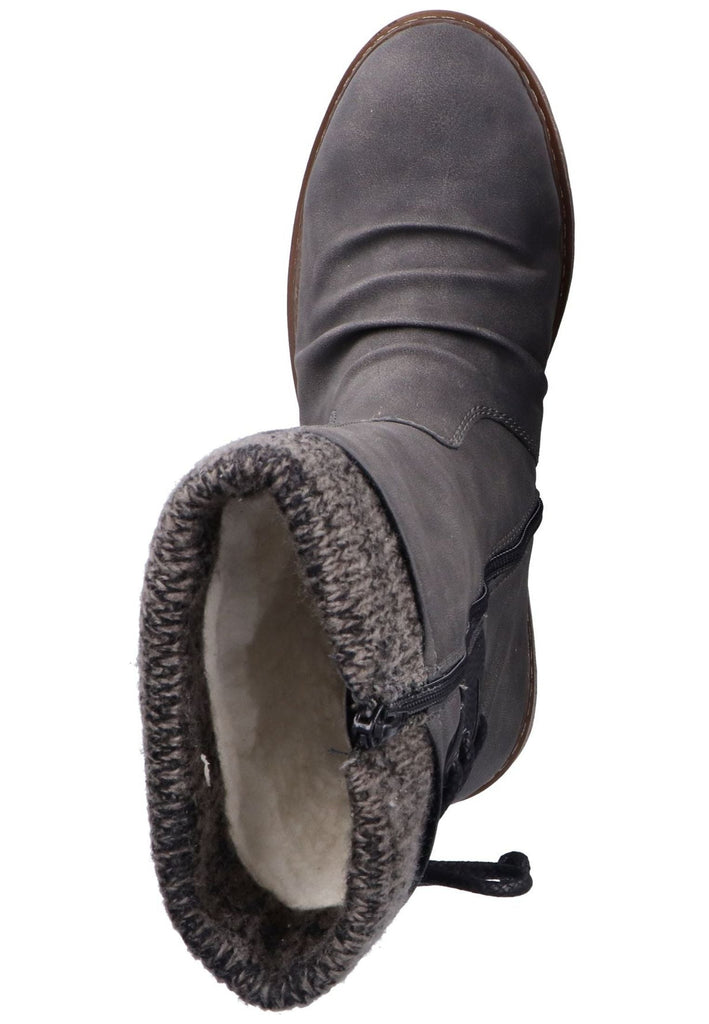 Rieker Stiefel Lederimitat Antracite