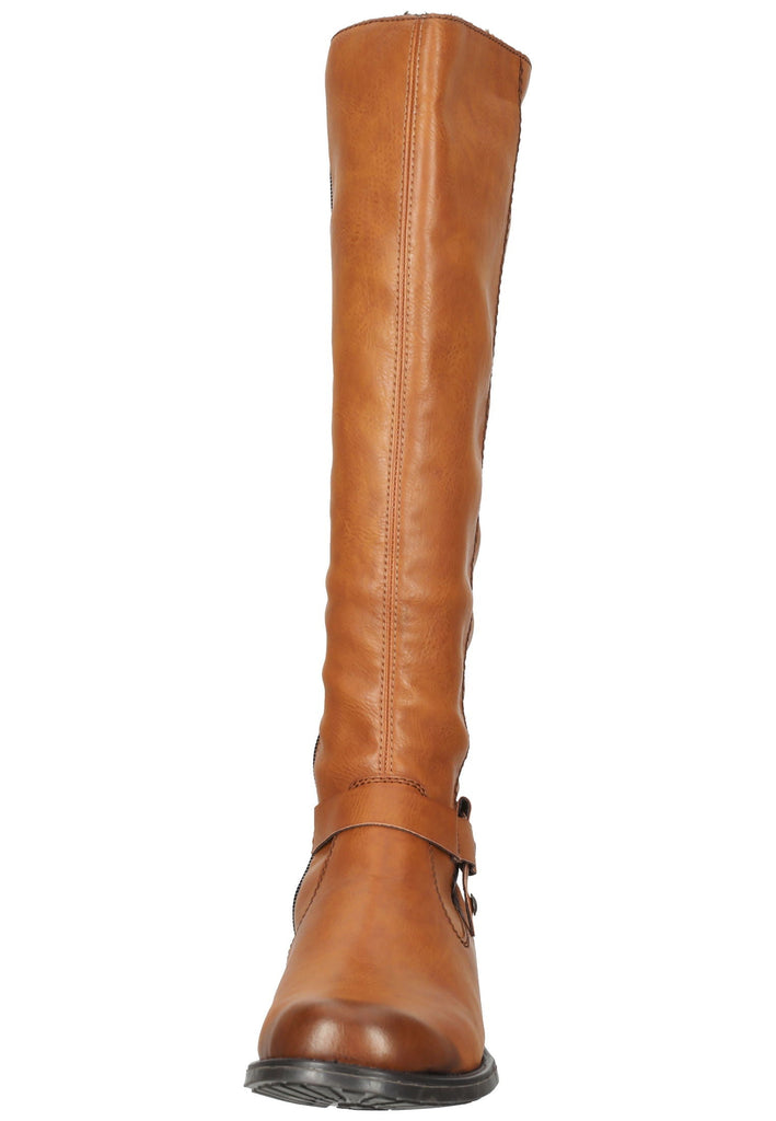 Rieker Stiefel Lederimitat Mittelbraun