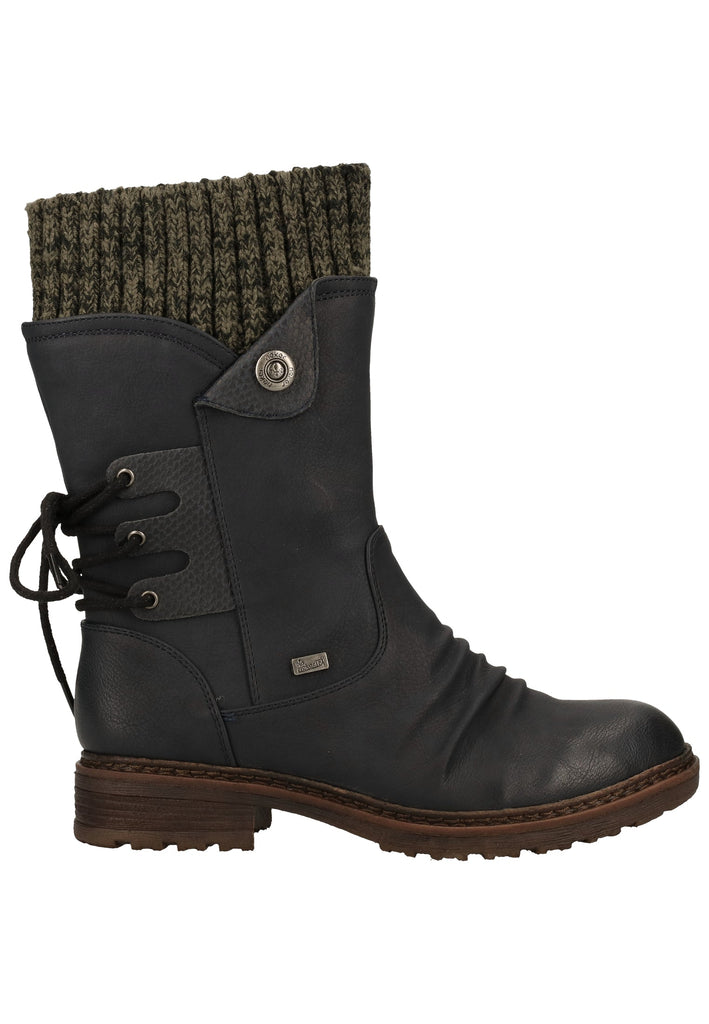 Rieker Stiefel Lederimitat Ozean Warmfutter