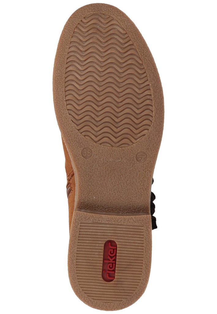 Rieker Stiefel Lederimitat Reh Warmfutter