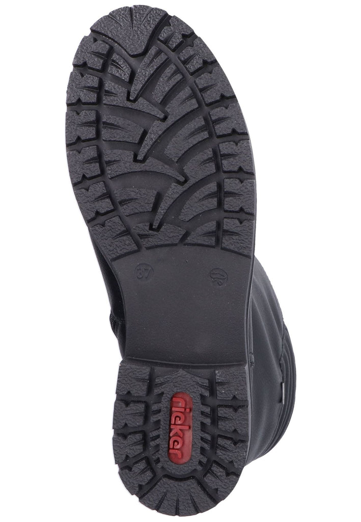 Rieker Stiefel Lederimitat Schwarz