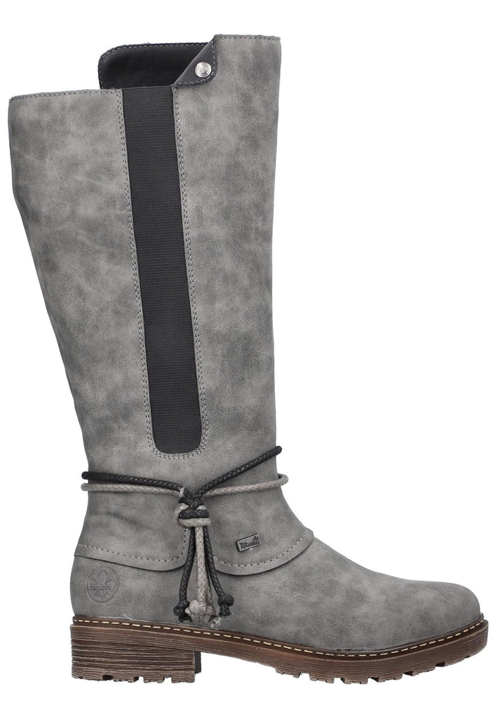 Rieker Stiefel Lederimitat Smoke Warmfutter