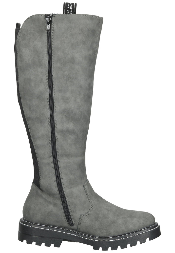 Rieker Stiefel Lederimitat Smoke Warmfutter