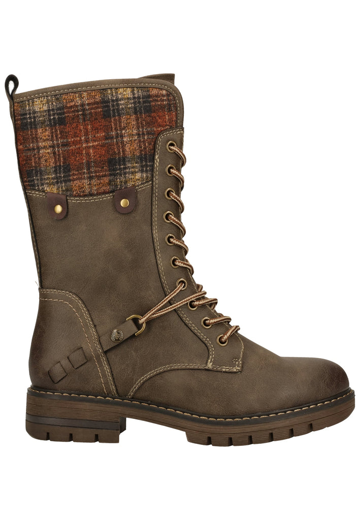Rieker Stiefel Lederimitat/Textil Basalt Warmfutter