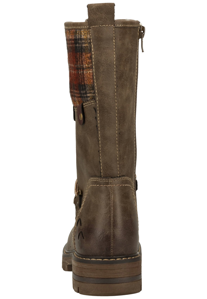 Rieker Stiefel Lederimitat/Textil Basalt Warmfutter