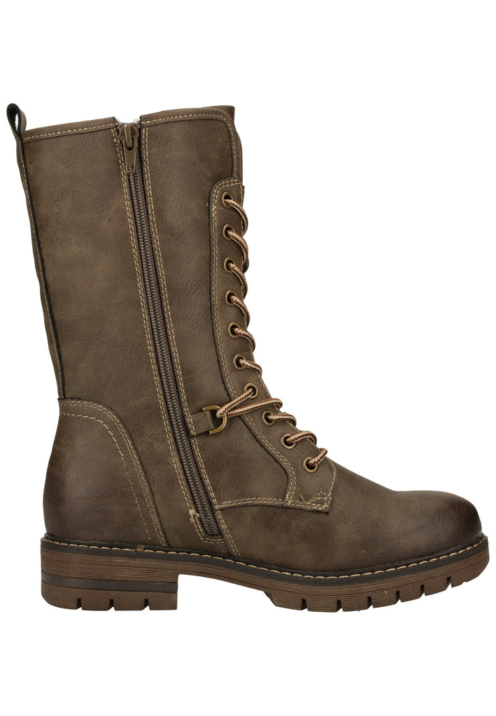 Rieker Stiefel Lederimitat/Textil Basalt Warmfutter