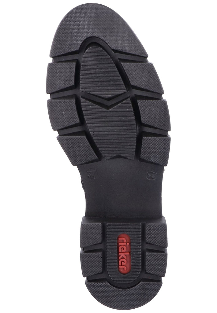 Rieker Stiefel Lederimitat/Textil Schwarz