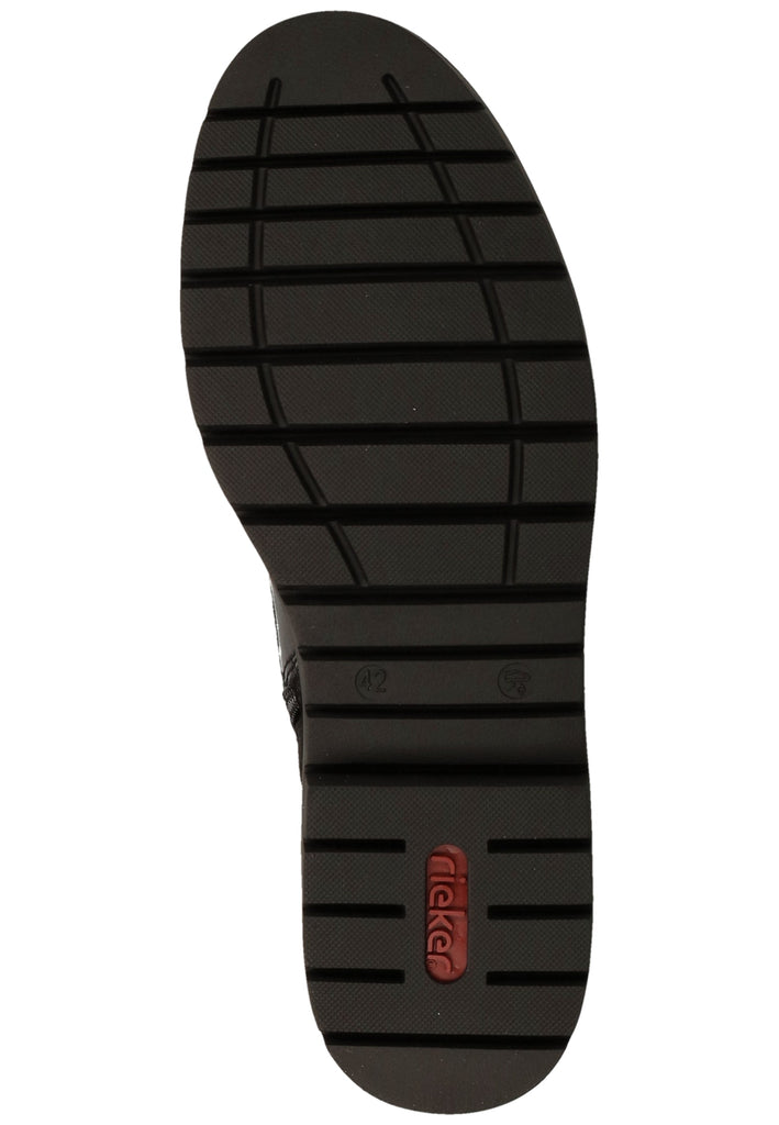Rieker Stiefel Lederimitat/Textil Schwarz
