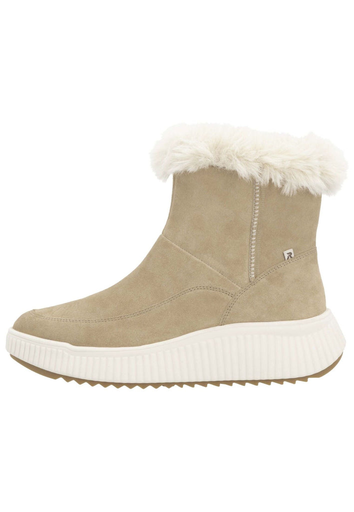 Stiefel Rieker Stiefel Veloursleder/Textil Braun Warmfutter